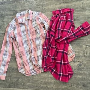 Plaid Long Sleeve Shirts